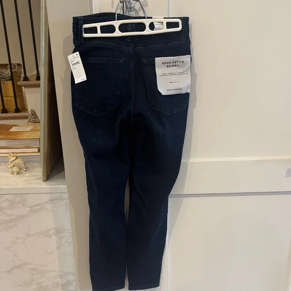 Good American Dark Blue Women's Skinny Jeans - Picture 4 of 6